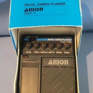 Arion DCF-1 Digital Chorus Flanger Rare Vintage Guitar Effect Pedal MIJ Japan